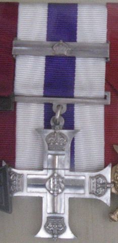 Award Military Cross from British