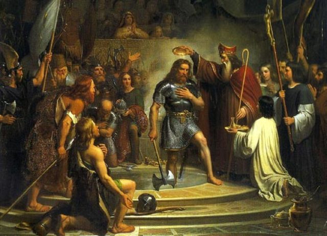 Clovis becomes King of the Franks