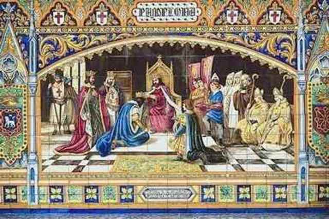 Charlemagne, King of the Franks, is crowned Holy Roman Emperor.
