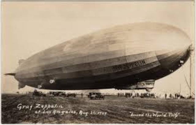 War becomes "Total War" with German Zeppelin air raid on England