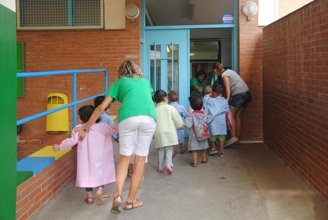 My first day of infant's school