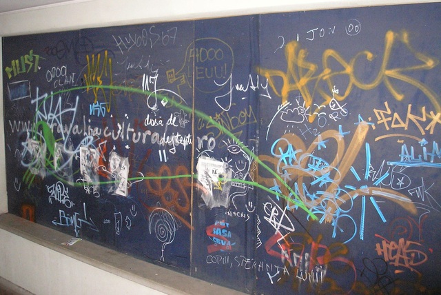 The defacing of brown town