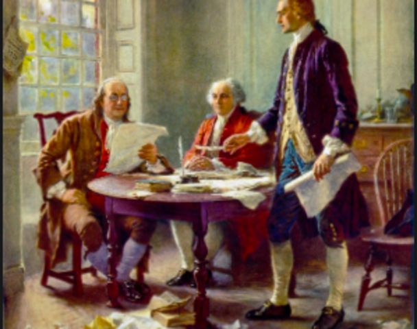 signing of the delcaration of independence