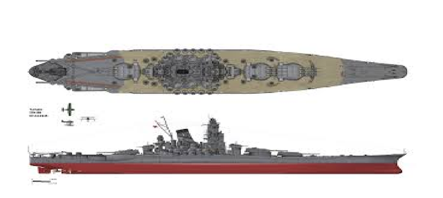 Uppub Jaapani kesririigi laev Yamato