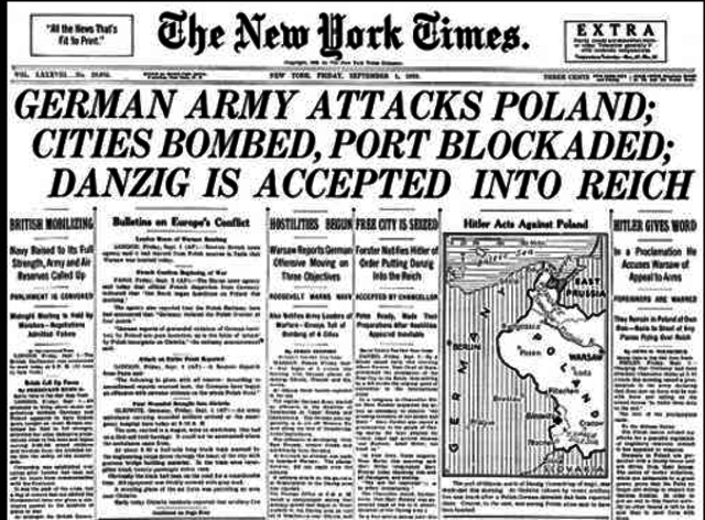 Germany invades Poland