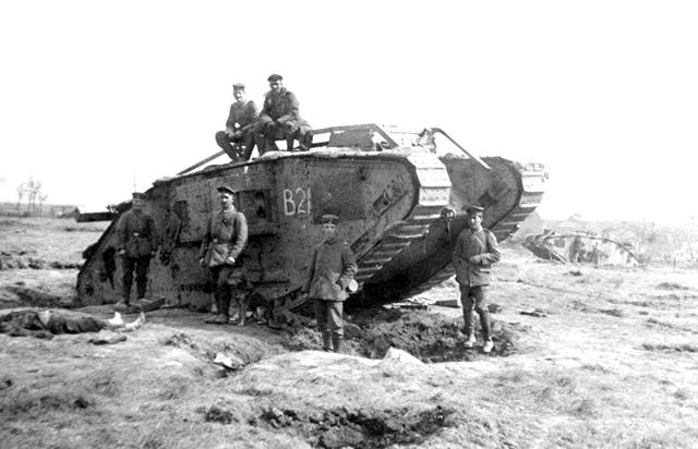 First Tanks Ever Being Used