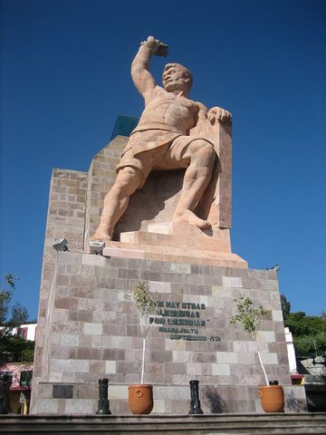 Attacking Guanajuato.