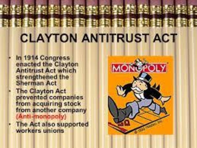 Clayton Anti-trust act
