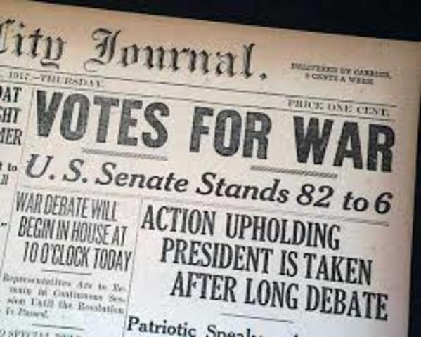 U.S Enters War