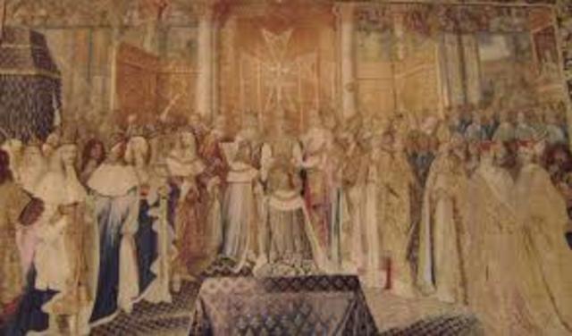 Crowning of King Louis XVI of France