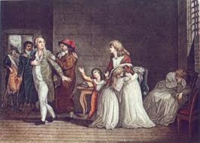 Departion of Louis XVI out of Versailles