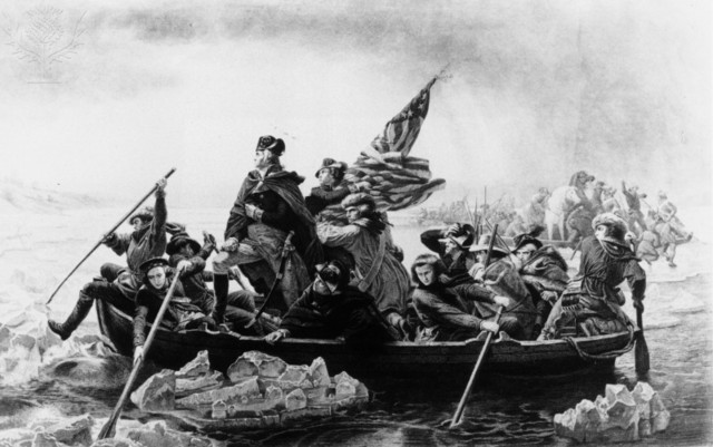 In 1775 he led the army of american colinist in the Revolutionarny War.