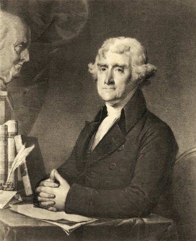 Thomas Jefferson becomes president.