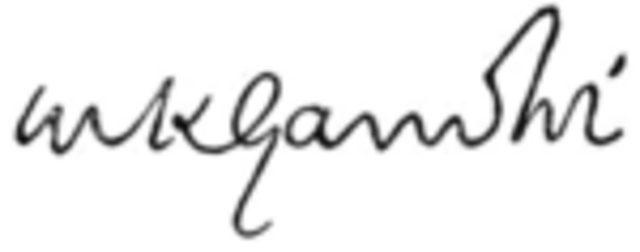 Named Mohandas Karamchand Gandhi