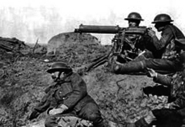 trench warfare tactic is used