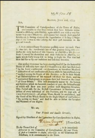 Committee of Correspondence