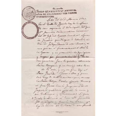 The Plan de Iguala Is Composed