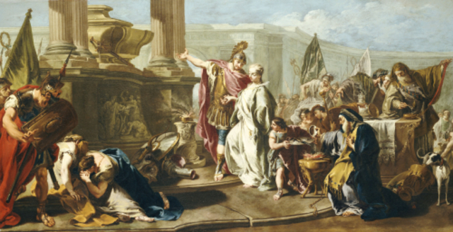 wedding of king Pelius and Thetis