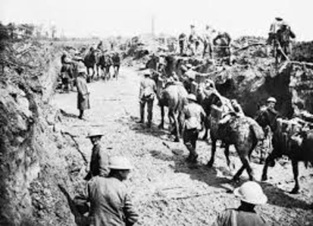 The Battle of Passchendaele (also known as the Third Battle of Ypres) begins