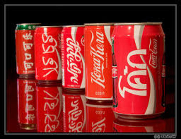 Coke being around the world