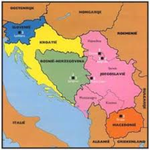 Begin joegoslaviësche oorlog