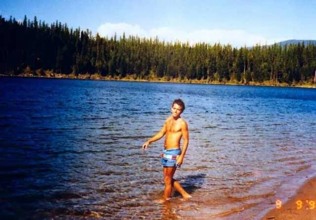 Chris leaves his car behind.