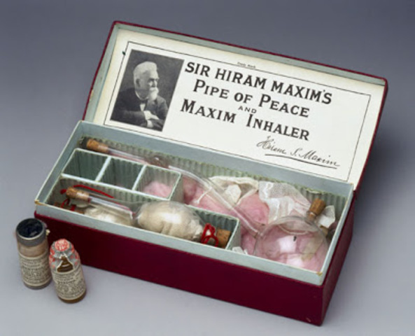Sir Hiram Maxim pipe of peace