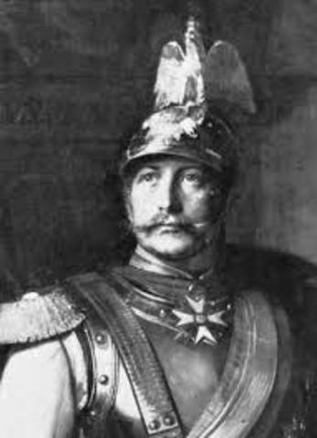 William ll becomes Kaiser