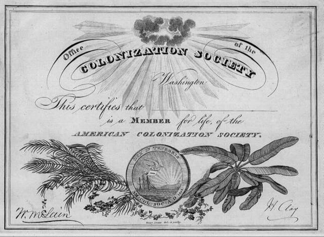 American Colonization Society Part II
