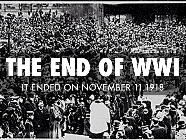 end of WWI