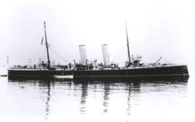 His last service as part of the royal navy