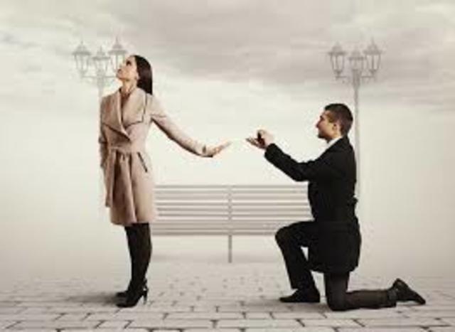 George proposed to Marie