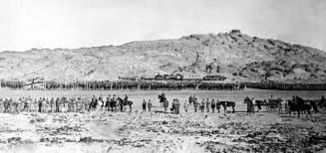 German Forces in South-West Africa Surrender to general Botha of South Africa