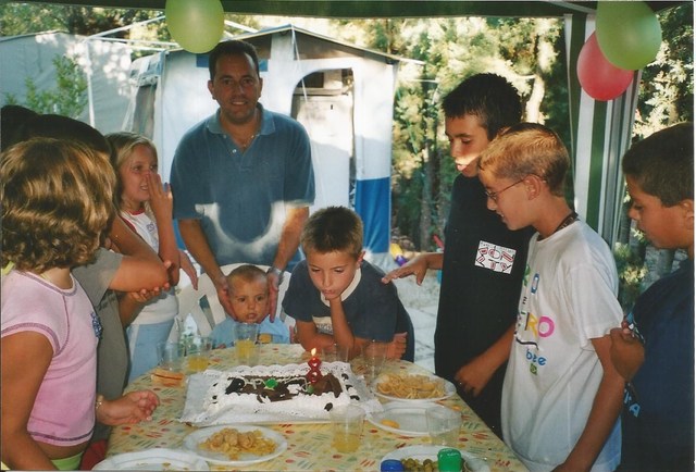 Cumplo 8 años en el camping