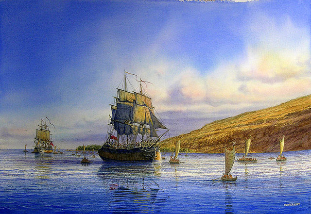 Arrival of the first missionaries