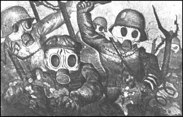 Germans use clorine gass