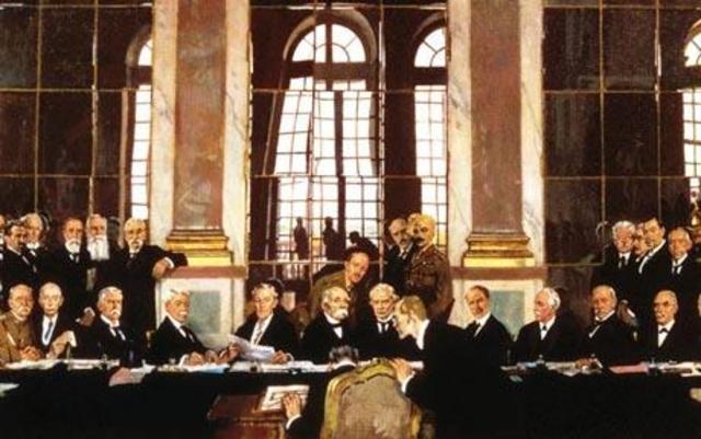 Treaty of Versailles signing