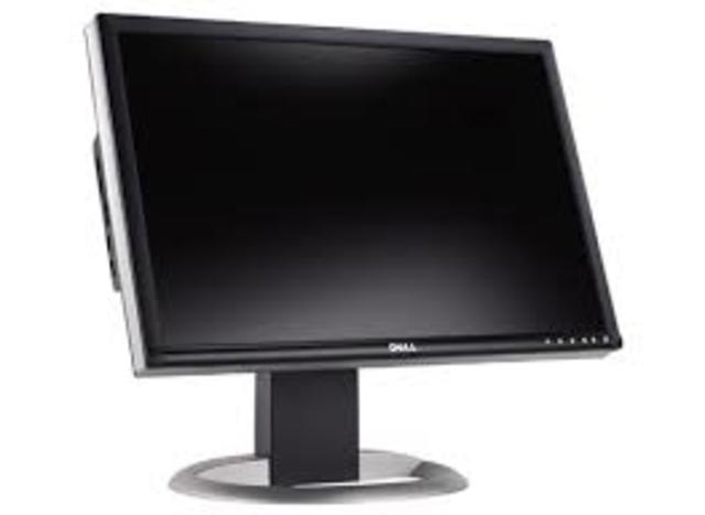 Ecran a cristaux liquide .