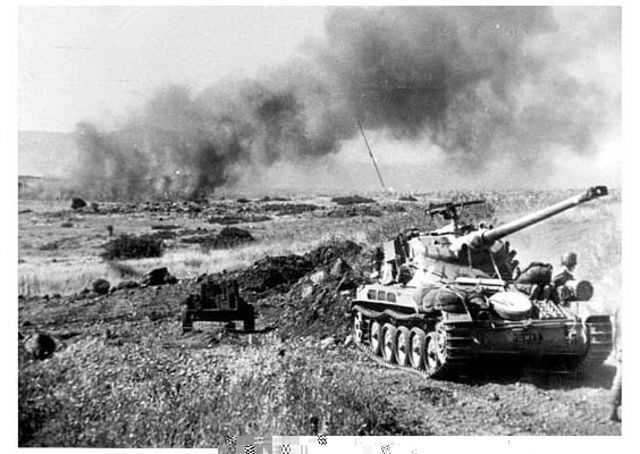 Israel starts the attack on the Golan Heights.