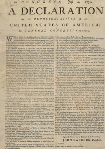 Declaration of independence