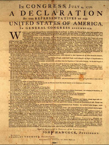 United Staes Declaration of Independance