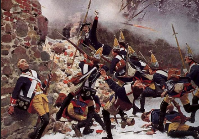 Hessian Attack on Fort mencer , NJ repulsed