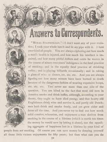 Harmsworth founded 'Answers to Correspondents".