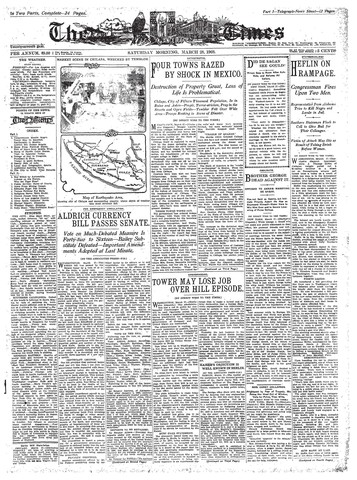 Harmsworth bought the “Times”.