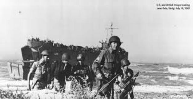 Operation Husky - Allied landings in Sicily