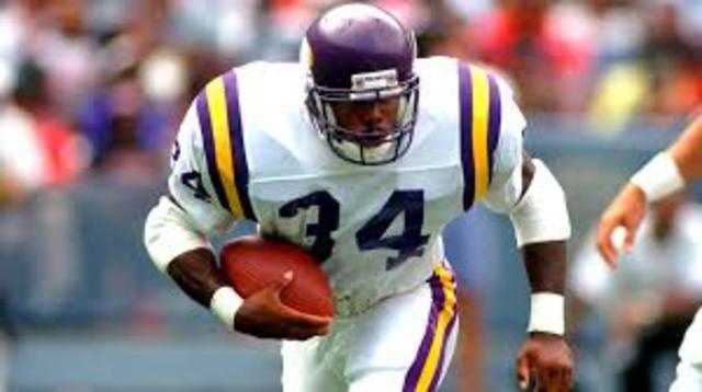 joined vikings as a runningback