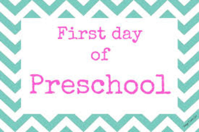 1st day of preschool