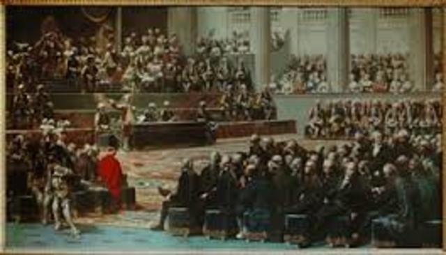 Calling of estates- general