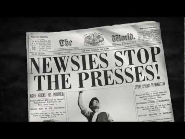 Newsies Go On Strike