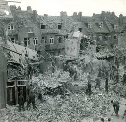North Amsterdam is bombed